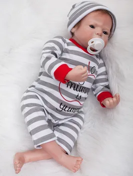 55 cm, NAUJĄ atvykimo amerikos mergina lėlės Reborn Baby Doll 22 colių baby-reborn-su-silikono lėlės rinkinių žaislai vaikams nemokamai