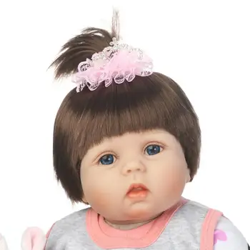 55cm Reborn Baby Doll Modeliavimas Lėlė, Minkšta Nekilnojamojo Švelnus Paliesti Vinilo Silikono Lėlės, Žaislai Vaikams Playmates Naujųjų Metų Kalėdų Dovanos