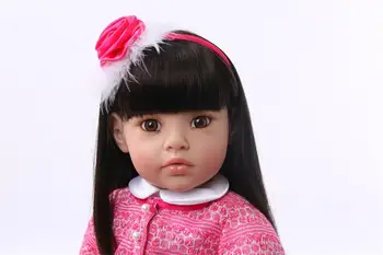 55cm Silikono Reborn Baby Lėlės, Žaislai Vinilo Princesė Bamblys Lėlės Gimtadienio proga Dovana Merginoms Brinquedos Lėlės Ribota Kolekcija
