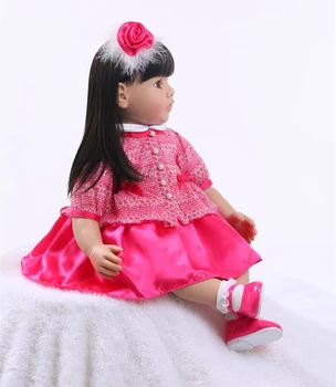 55cm Silikono Reborn Baby Lėlės, Žaislai Vinilo Princesė Bamblys Lėlės Gimtadienio proga Dovana Merginoms Brinquedos Lėlės Ribota Kolekcija