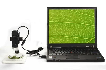 5MP 8 LED Žibintai, Šviesos 20X-300X USB Zoom Fotoaparatas didinamasis stiklas Nešiojamas Skaitmeninis Vaizdo Mikroskopas su Stovu