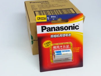 5pack/daug Naujų Originalių Panasonic CR123A CR17345 3V Ličio Baterija Fotoaparatas neįkraunamų Baterijų Nemokamas Pristatymas