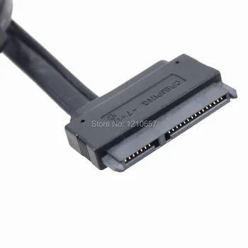 5Pieces daug 2.5 Colio Kietąjį Diską SATA 22 Pin eSATA Duomenys + USB Powered Kabelis