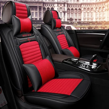 5Seats( Priekinis+Galinis)automobilių stiliaus Automobilių sėdynės padengti Honda Accord Civic CRV Crosstour Tinka Miesto HRV Vezel