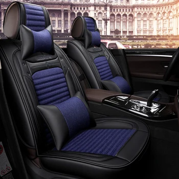 5Seats( Priekinis+Galinis)automobilių stiliaus Automobilių sėdynės padengti Honda Accord Civic CRV Crosstour Tinka Miesto HRV Vezel