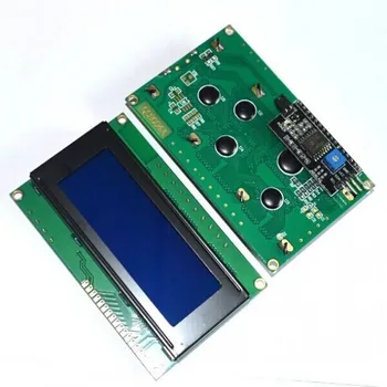 5VNT LCD2004+I2C 2004 20x4 2004A mėlynas ekranas HD44780 Simbolių LCD /w IIC/I2C Nuosekliosios Sąsajos Adapteris Modulis