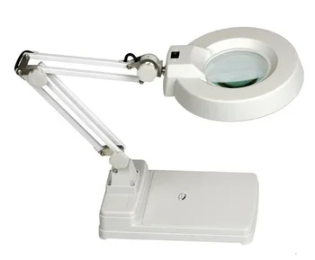 5X 10X Didinamąjį Amatų Stiklo Stalo Lempos Su 22W fluorescencinės lemputės laikiklį Nemokamas Pristatymas