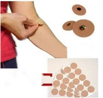 60pcs/lot Magnetic Plaster Patch Pain Relief Acupuncture Massage Muscle Relax Magnet Stickers Medicine Tape Body Health Care