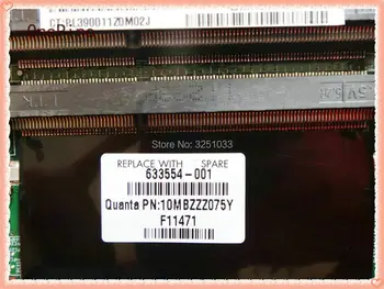 633554-001 HP PAVILION DV6-4000 DV6T-4000 SĄSIUVINIS DA0LX3MB8F0 DV6-4000 DV6-3000 nešiojamas motherboad DDR3 6570/1G HM65