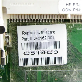 646962-001 654129-001 Pagrindinė plokštė HP Probook 6560B 8560P Nešiojamas plokštė HM65 GMA HD DDR3
