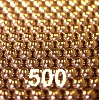6mm 500 VNT Kieto Žalvario ( H62 ) Rutulinių Guolių Nemokamas Pristatymas