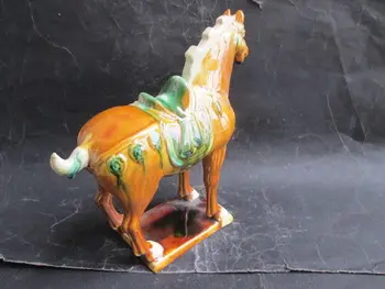 7.99 colių/Tango sancai keramikos kolekcija arkliai senovės Kinijoje