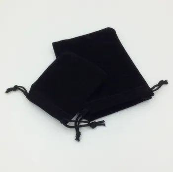 7*9cm 300pcs juodo aksomo maišeliai papuošalų maišelis dovanų maišelis paketas su aksesuarais maišelį wed/karoliai 