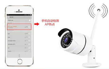 720p/960p APP Nuotolinio Valdymo WI-fi IP Kamera paramos AP jungimas prie vaizdo kamera