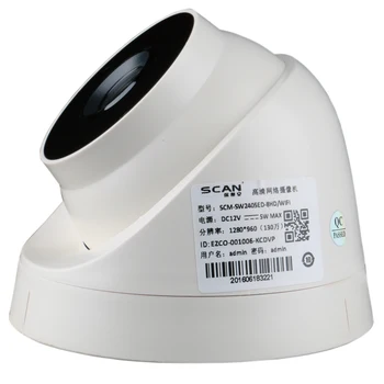 720P Dome IP Kamera 1.0 mp VAIZDO Stebėjimo Saugumo CMOS Motion Detect Infraraudonųjų spindulių Naktinio Matymo Mini Baltas cam ping Karšto