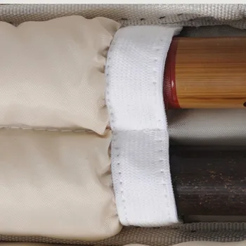 75cm naujas Didmeninės profesionalus nešiojamų patvarus gali turėti 4pc bambuko fleita maišelį atveju, minkštas koncertą paminkštintas dangtis lauke pečių kuprinė