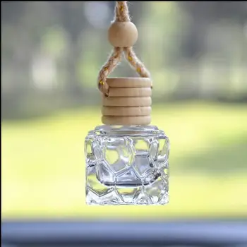 7ml Crystal Clear Tušti Stikliniai Buteliai, Automobilių Kvepalai Pakabukas 