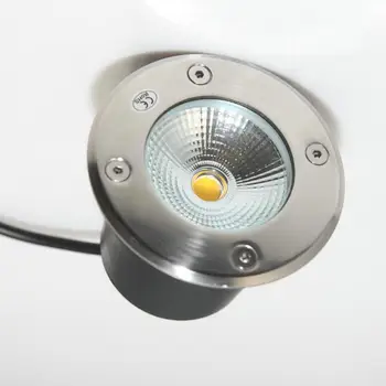 7W 10W 15W 20W COB LED požeminės šviesos diodų (LED) požeminės lempos Palaidotas apšvietimas LED lauko embedded grindų lempos žemės šviesos 12PCS
