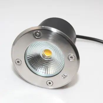 7W 10W 15W 20W COB LED požeminės šviesos diodų (LED) požeminės lempos Palaidotas apšvietimas LED lauko embedded grindų lempos žemės šviesos 12PCS