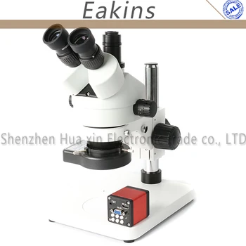 7X-45X Zoom vienu metu-židinio Trinokulinis Stereo Mikroskopas su LED Šviesos 13MP 720P HDMI VGA Kamera, Telefono Remontas, PCB Tikrinimo