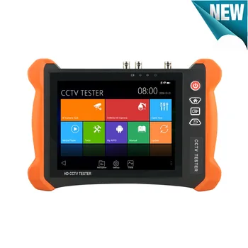 8 inch 2K IPS Touch screen H.265 4K 8MP Camera tester IP AHD TVI CVI SDI CVBS 6 in one CCTV Tester with Cable tracer 4K output