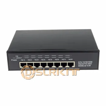 8 Prievadų Ethernet Gigabit PoE Switch VISUS 8 PoE 120W IEEE802.3af 10/100/1000Mbps UAP-AC-PRO
