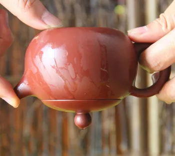 80 autentiškas grožio Yixing arbatinukas garsaus rankų darbo arbatinukas Dahongpao raudono molio rūdos puodą
