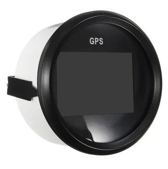 85mm Raudonas apšvietimas Automobilių GPS Spidometras Skaitmeninis LCD Greičio Indikatorius Mazgų Kompasas su GPS Antena, Automobilio Sunkvežimių Valtis
