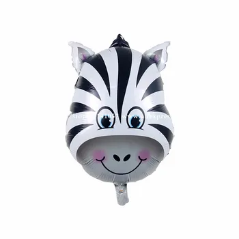 89*78cmLarge gyvūnų balionus, gimtadienio apdailos žirafa vaikų žaislai / tiger / liūtas / monkey folija balionas klasikinis žaislai