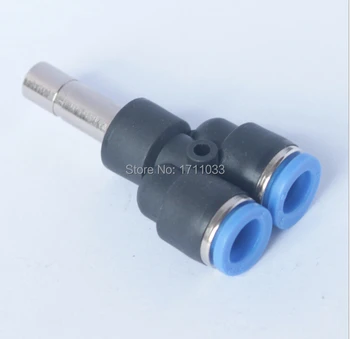 8mm-6mm pneumatinės Plug-in reduktorius Y montavimo