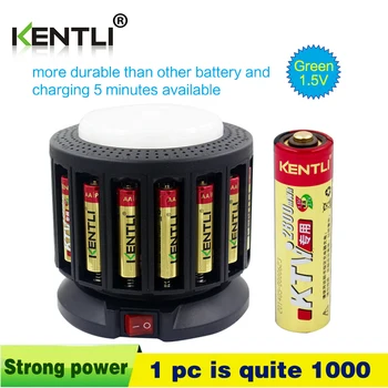 8pcs/daug KENTLI 1,5 v AA 2800mWh Li-ion Li-polimero PK5 Ličio baterija bevielis mikrofonas, kamera ir t.t