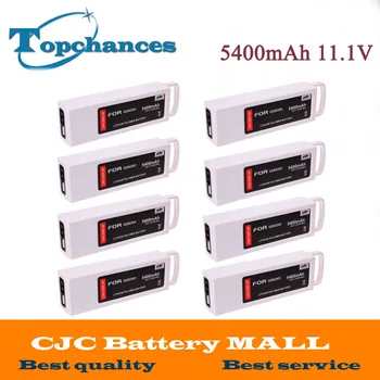 8x 5400mAh 11.1 Volt Lipo Baterija Yuneec Q500 Serijos, RC Drone 11.1 V 3/3Cell