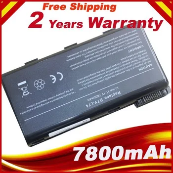 9 Cells Laptop battery For MSI 91NMS17LD4SU1 91NMS17LF6SU1 957-173XXP-101 957-173XXP-102 BTY-L74 BTY-L75 MS-1682