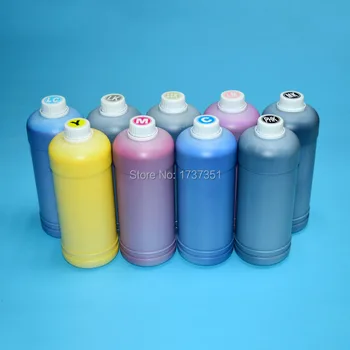 9 spalvų 1000ml pigmento spausdinimas rašalo papildymo rinkinys Epson Stylus photo su r3000 rašalinis spausdintuvas