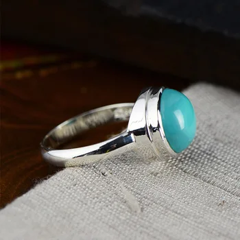 925 Sidabro Inkrustacijos Taobao moterų mados žiedas