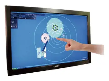 98 colių IR touch ekranas 2 taškų Infraraudonųjų spindulių sensoriniu ekranu skydelis, IR liesti ekrano rėmelis perdanga su usb prievadas