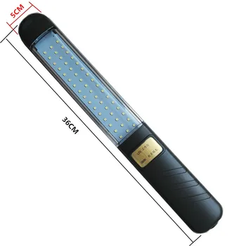 9W Daugiafunkcinis Vandeniui Įkraunamas LED Žibintuvėlis Baterija Magnetinio LED Darbo Lemputė su Apkaba