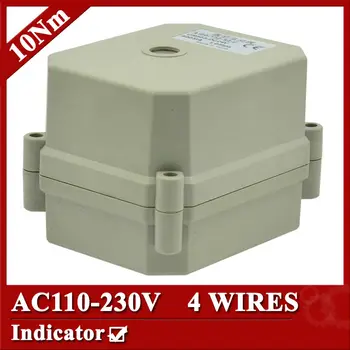 AC110-230V elektros vožtuvo pavaros, 4 laidai(CR401) , 10Nm, su indikatorius