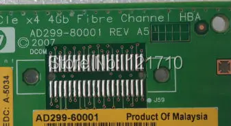 AD299A ad299-60001 AD299 - 80001 PCIe x4 4Gb FIBER CHANNEL HBA ADAPTERIS hp RX serverio