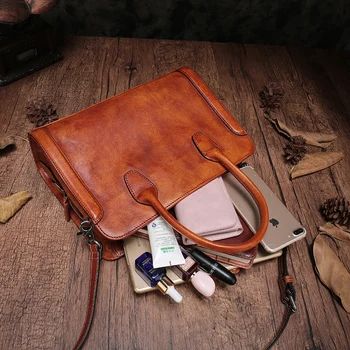 AETOO 2018 naujas originalus odinis retro laukinių rankinės vyrams ir moterims, odinis portfelis didelės talpos peties įstrižainės paketas