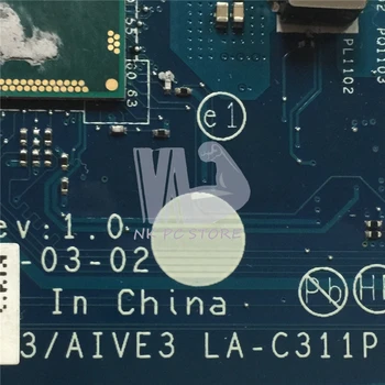 AIVS3 AIVE3 LA-C311P Pagrindinė plokštė Lenovo E31-70 Nešiojamas Plokštė 13.3 colių SR23Y i5-5200U DDR3L Visapusiškai išbandytas