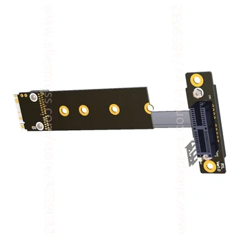 Alkūnė Stove M. 2 NGFF NVMe Adapteris raktas-M PCI-E 3.0 x1 1x pcie Riser card juostelės Gen3.0 kabelis M2 M klavišą 