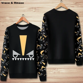 Amerikietiško stiliaus asmeninį monstras spausdinimo mados boutique puloveris hoodies Rudenį&Žiemos Naujos kokybės megztiniai vyrams, S-XXXXL