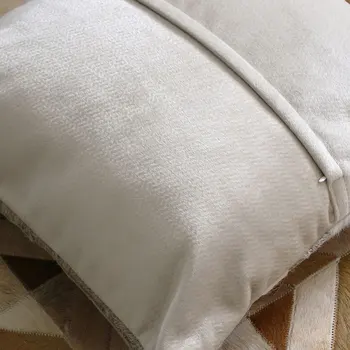 Amerikietiško stiliaus karvės odos, odos kailinius pagalvė pagalvėlės su core ,rankų nekilnojamojo karvės odos mesti baldų apmušalų 45*45cm