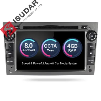Android 8.0 Du Din 7 Colių Automobilinis DVD Grotuvas Stereo Sistemą OPEL/ASTRA/Vectra/Zafira Octa Šerdys 4G RAM, Wifi, GPS Navigacija Radijo