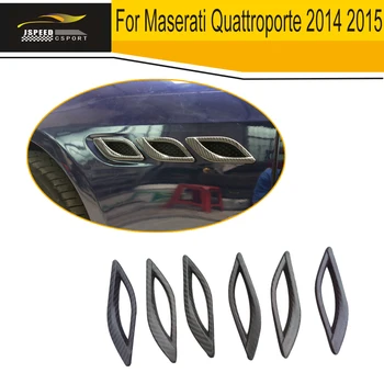 Anglies pluošto automobilio pusės sparnas orlaides, prijungti apdailos dangteliai Maserati Quattroporte