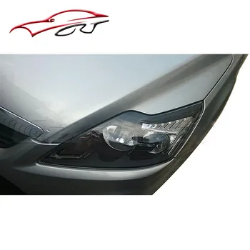 Anglies pluošto Automobilių žibintų lūpas, antakius lempos antakius Tinka Ford Focus 2009 2010 2011 2012 2013