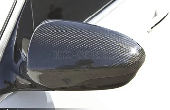 Anglies Pluošto Pridėti Stiliaus Auto Šoniniai galinio vaizdo Veidrodžio Apdaila Apima Dangteliai, BMW F10 M5 2012-m.