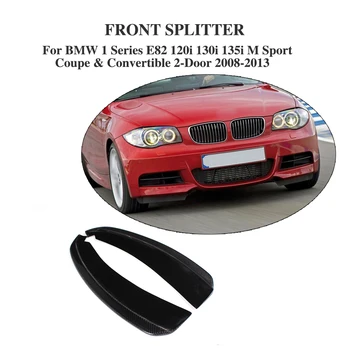 Anglies Pluošto Priekinio Buferio Lip Skaldymo Prijuostės Atvartais, BMW 1 Serijos E82 Coupe & Kabrioletas 2-Durys Tik 2007-2010 m.