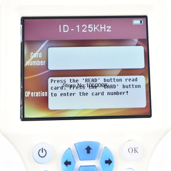Anglų kalba 10 Dažnio RDA NFC Šifruojami Kopijuoklis Skaitytojui Rašytojas Cloner+5vnt 125khz EM4305 Rašyti Epoksidinės Keyfobs